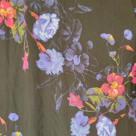 I.N.C. Floral Mesh Turtleneck Top - Picture 4 of 11